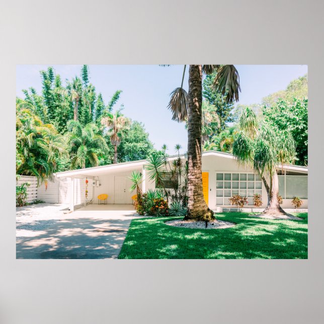 Poster Meio século Modern Style Beach Home (Frente)