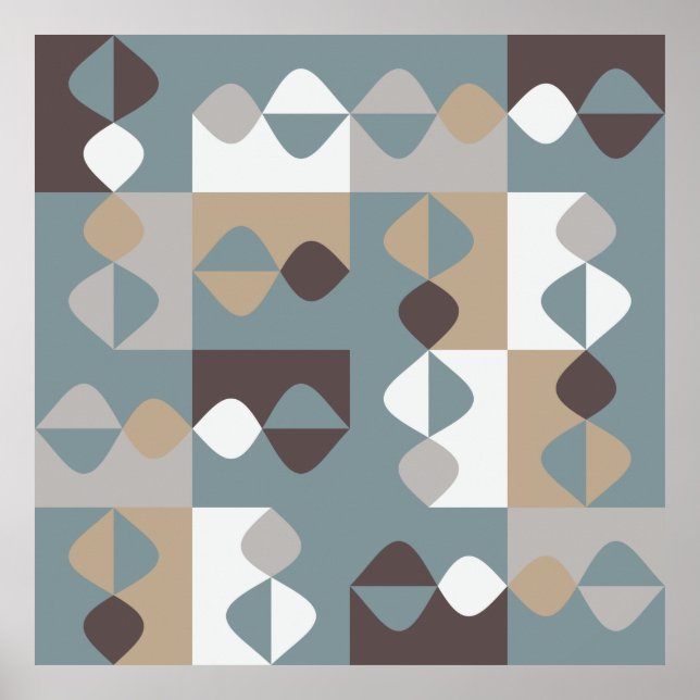 Poster Meio século Moderno - Caramelo de Chocolate Mint (Frente)