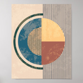 Poster Meio século moderno Geométrico boho art boho boho