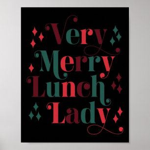 Poster Meio século Retroativo Moderno Natal Muito Feliz