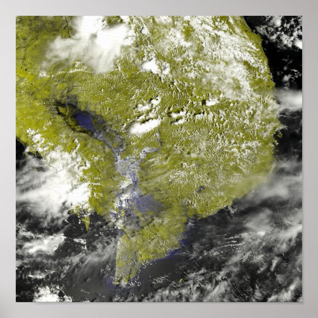 Poster Mekong Delta e Tonle Sap (Frente)