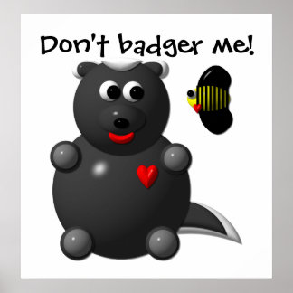 Pôster Mel Badger e Honey Bee