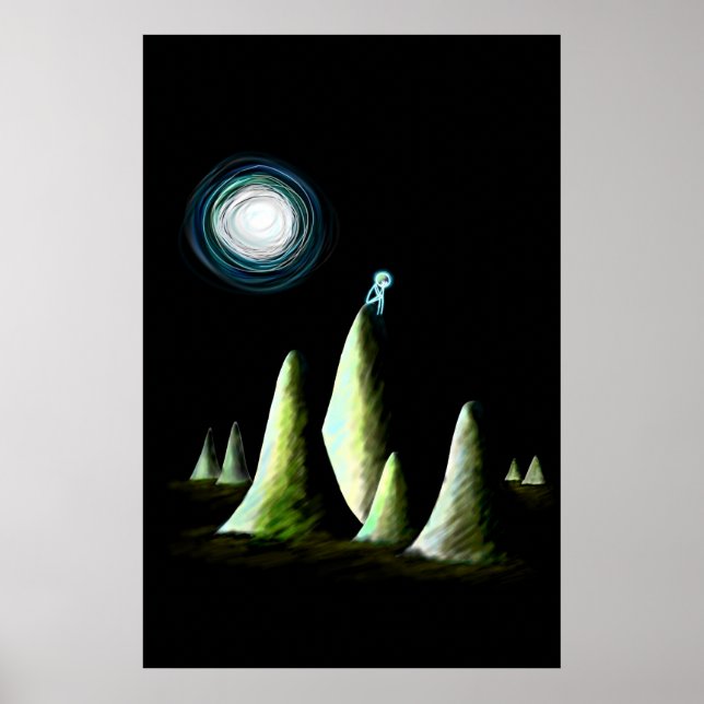 Pôster Melancholy Hill (Edição de 1rua) (Frente)