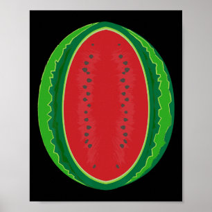Poster Melancia Costume Halloween Melon Fruta Para Adulto