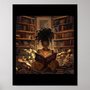 Poster Melanin Afro Mulheres Educaram O Livro Negro