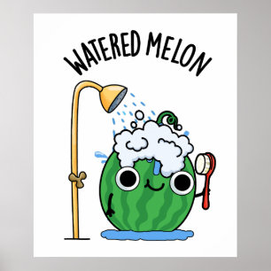 Poster Melão Águas, Funny Melmelon Pun