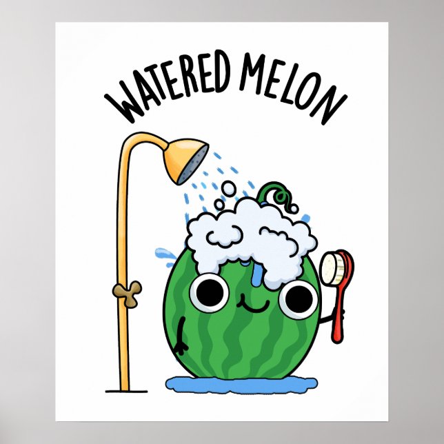 Poster Melão Águas, Funny Melmelon Pun (Frente)