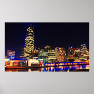 Poster Melbourne à noite