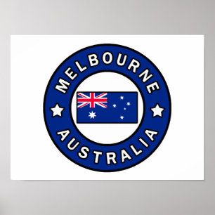 Poster Melbourne Austrália