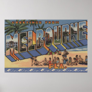 Poster Melbourne, Florida - grandes cenas da letra
