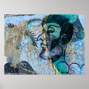 Pôster Melbourne - Grafite do Parque Local