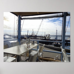 Pôster Melbourne - hora do almoço da praia de Mornington