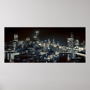 POSTER MELBOURNE NIGHT