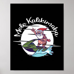 Poster Mele Kalikimaka Papa Mele Jet Natal