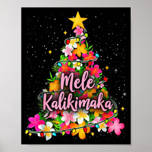 Poster Mele Kalikimaka Trocal Natal Havaiano Xmas