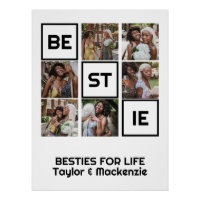 Melhor Amigos 6 Fotos e Texto Personalizado