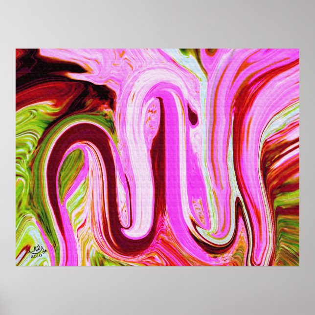 Poster Melhor Arte Islâmica Moderna (Frente)