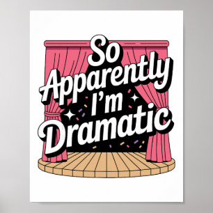 Poster Melhor Arte Teatral Para Homens Mulheres Drama Mus