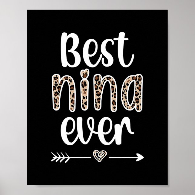 Poster Melhor Avó Nina Nina Apreciação Nina (Frente)