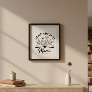 Pôster Melhor Capítulo Literário Arte Maternidade