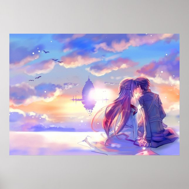 Poster Melhor casal Asuna e Kirito (Frente)