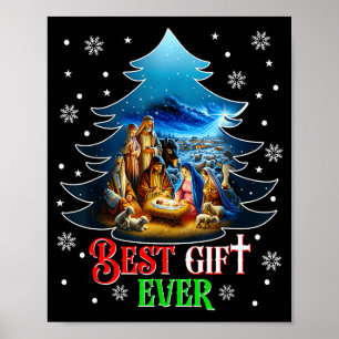 Poster Melhor Cena de Natal de Jesus de Todos os Tempos F