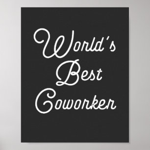 Poster Melhor Colega de Trabalho do Mundo