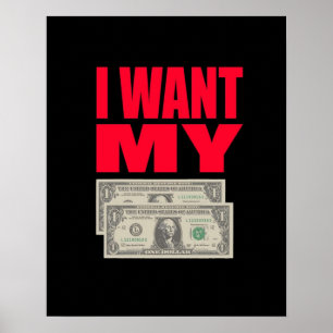 Poster Melhor Cota Do Morto Eu Quero Meus Dois Dólares