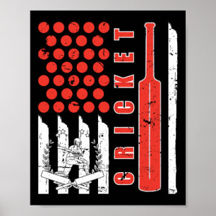 Poster Melhor Design de Críquete para Homens Mulheres Cri