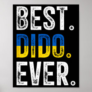 Poster Melhor Dido Sempre Avô Ucraniano Ucrânia