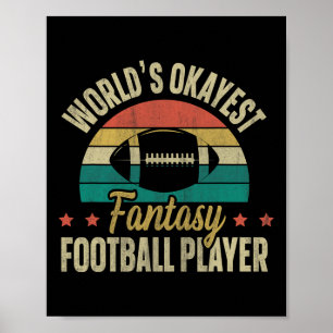 Poster Melhor Jogador de Futebol Fantasia do Mundo Futebo
