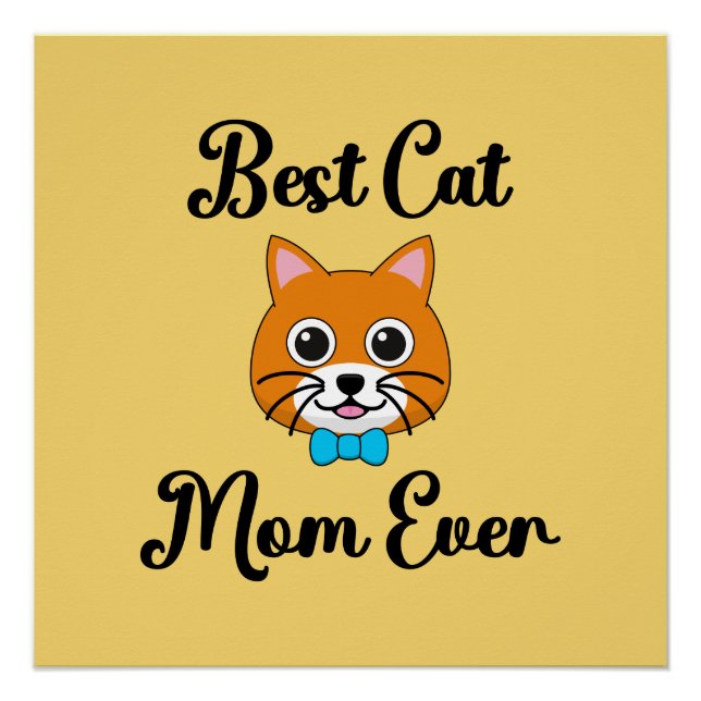 Pôster Melhor Mãe De Gato (Frente)