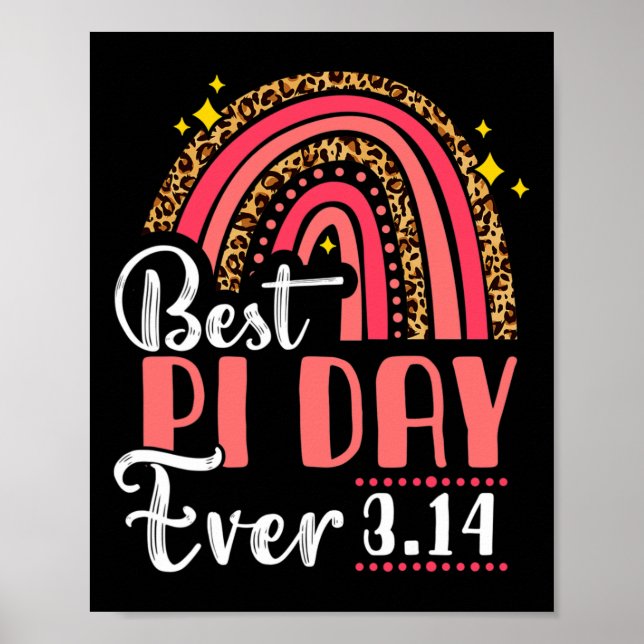 Poster Melhor Matemática Pi Day Alguma Vez Oferece Profes (Frente)