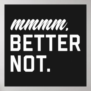 Poster Melhor Não Engraçado