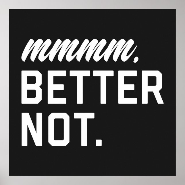 Poster Melhor Não Engraçado (Frente)