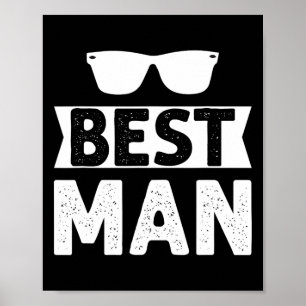 Poster Melhor Padrinho de casamento De Casamento Homem So