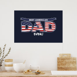 Poster Melhor Pai Americano de Todos os Tempos