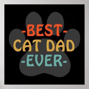 Poster Melhor Pai de Gato de Todos
