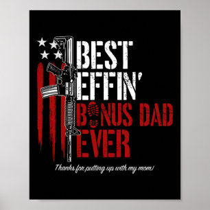 Poster Melhor Pai Effin Bonus Direitos de Arma de Pai Amé