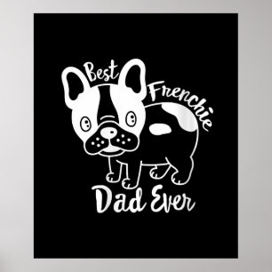 Poster Melhor Pai francês de sempre   Presente para Bull