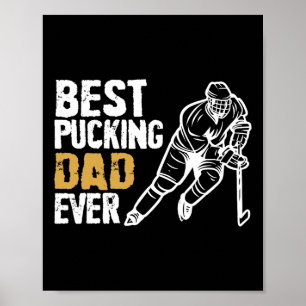 Poster Melhor Pai Pucking de Todos os Tempos Treinador de