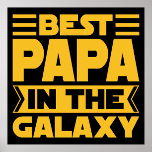 Poster Melhor Papá Da Galáxia