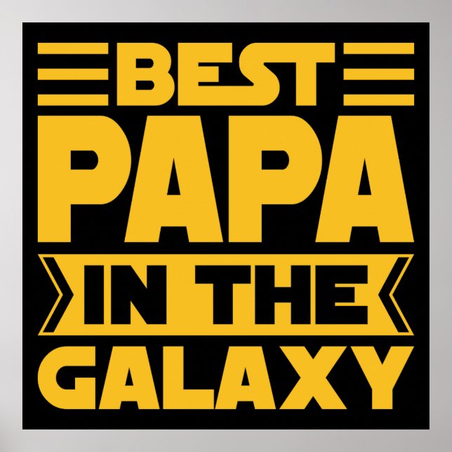 Poster Melhor Papai da Galáxia (Frente)