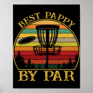 Poster Melhor Pappy Por Par Divertido Avô de Golfe de Dis