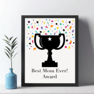 Poster Melhor Prêmio Da Mãe