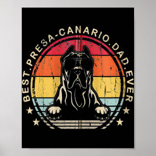 Poster Melhor Presa do Estilo Retrorna de Fenda de pai J