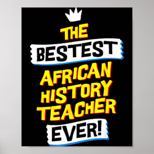 Poster Melhor Professor de História Africana, Ocupação de