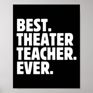 Poster Melhor Professor de Teatro de Todos os Tempos