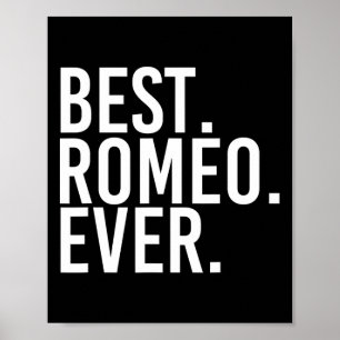 Poster Melhor. Romeu. Nunca. Gi De Piada De Nome Personal