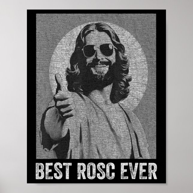 Poster Melhor Rosc De Páscoa Divertida Jesus Enfermeira M (Frente)